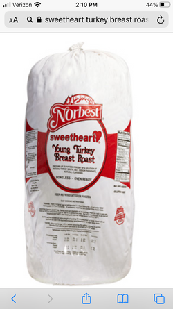 Boneless turkey breast